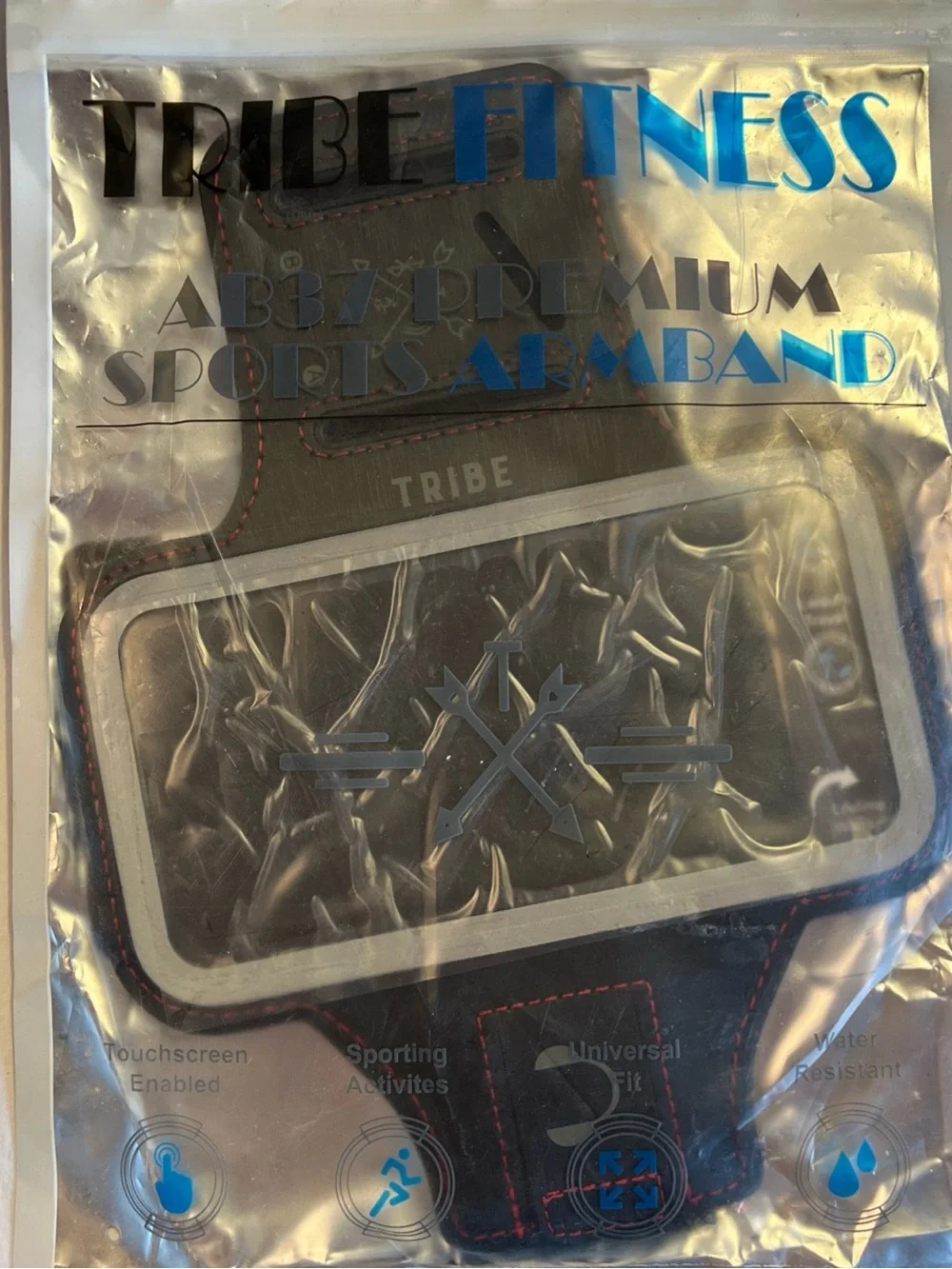 Tribe Fitness AB37 Premium Sports Armband Water Resistant Running Phone Holder